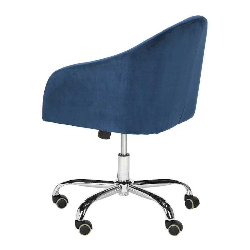 Chaise de bureau pivotante et réglable capitonnée | Siège rembourré, rotation à 360°, bureau à domicile
