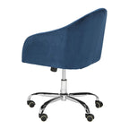 Chaise de bureau pivotante et réglable capitonnée | Siège rembourré, rotation à 360°, bureau à domicile