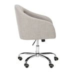 Chaise de bureau pivotante et réglable capitonnée | Siège rembourré, rotation à 360°, bureau à domicile