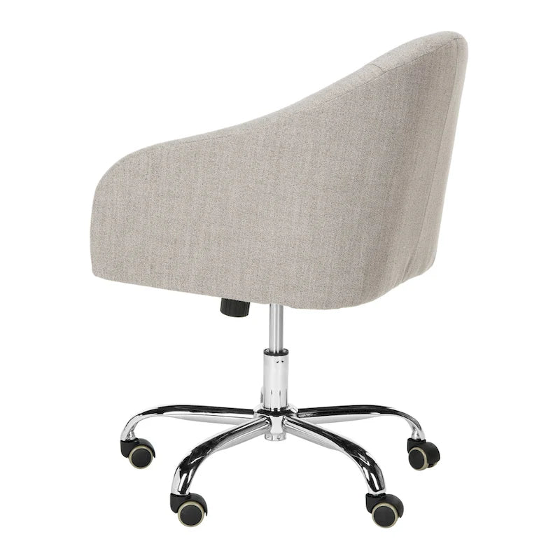 Chaise de bureau pivotante et réglable capitonnée | Siège rembourré, rotation à 360°, bureau à domicile