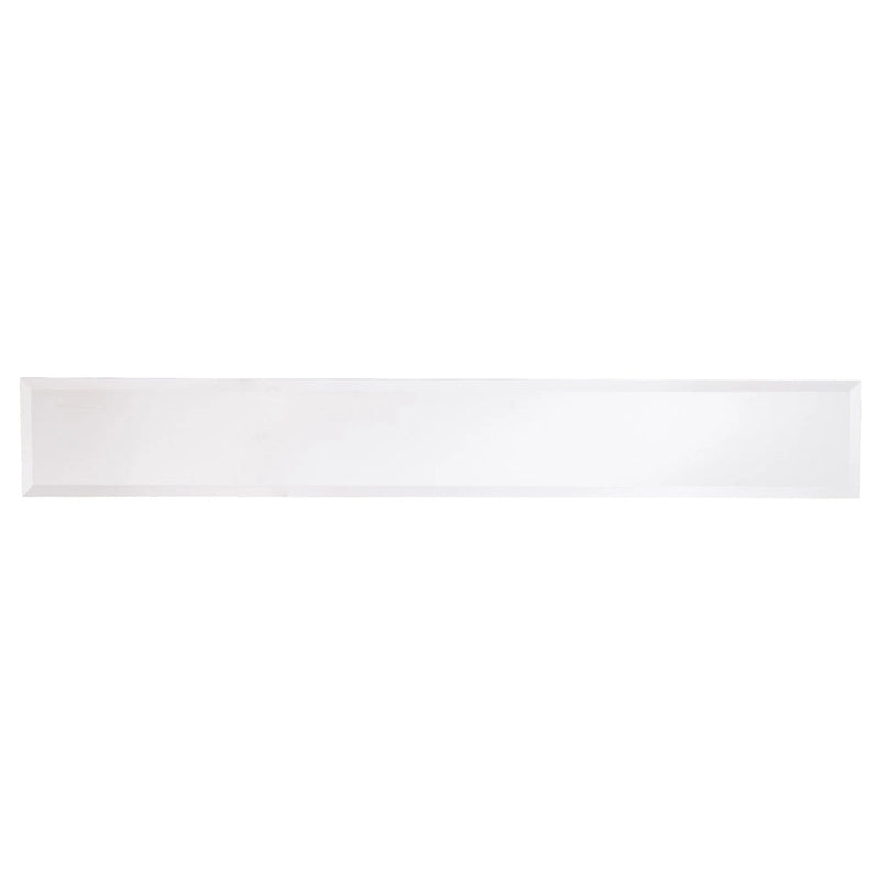 Console Miroir Argenté, Piètement en Métal Doré et Style Moderne - 56 L x 8 P x 30 H