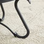Table basse 2 pièces en verre trempé, table décorative ronde rustique avec table d'appoint pour salon, noir