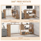 Étagère en bois de style rustique à 5 niveaux | Marron rustique, étagères ouvertes, style industriel