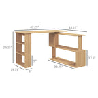 Étagère en bois de style rustique à 5 niveaux | Marron rustique, étagères ouvertes, style industriel