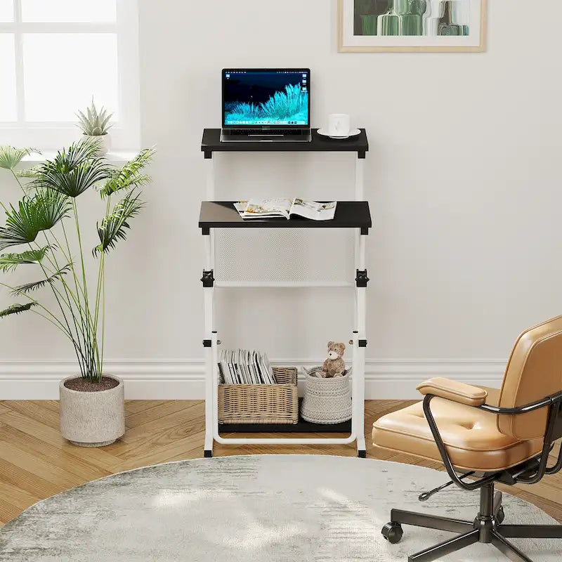 Bureau à hauteur réglable | Table pour ordinateur portable assis-debout, bureau à domicile, ergonomique