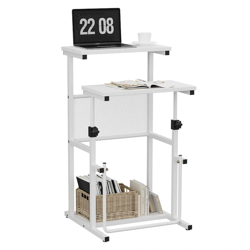Bureau à hauteur réglable | Table pour ordinateur portable assis-debout, bureau à domicile, ergonomique