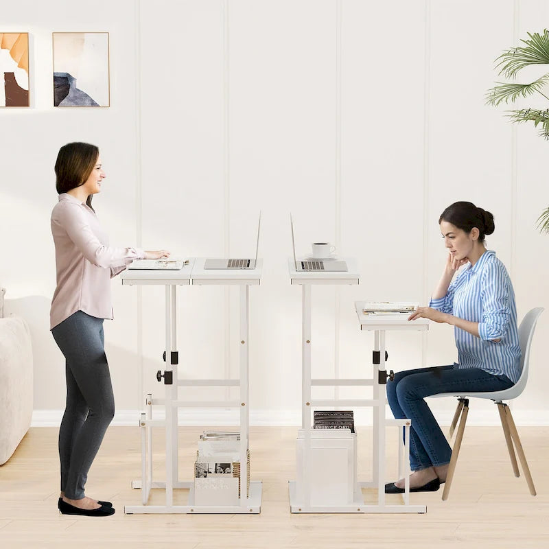 Bureau à hauteur réglable | Table pour ordinateur portable assis-debout, bureau à domicile, ergonomique