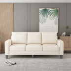Canapé de salon moderne en tissu beige