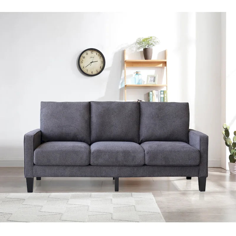 Canapé de salon moderne en tissu beige