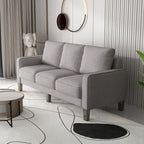 Canapé de salon moderne en tissu beige