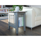 Table d'appoint style Mission | Bois massif, Table d'appoint artisanale, Salon
