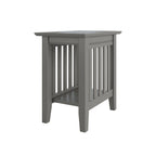 Table d'appoint style Mission | Bois massif, Table d'appoint artisanale, Salon