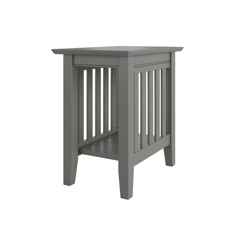 Table d'appoint style Mission | Bois massif, Table d'appoint artisanale, Salon