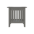 Table d'appoint style Mission | Bois massif, Table d'appoint artisanale, Salon