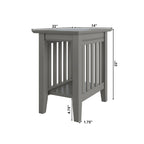 Table d'appoint style Mission | Bois massif, Table d'appoint artisanale, Salon