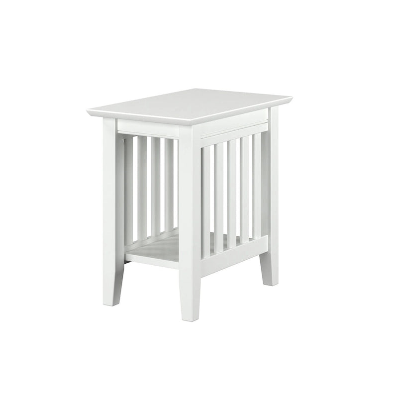 Table d'appoint style Mission | Bois massif, Table d'appoint artisanale, Salon