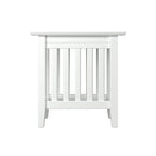 Table d'appoint style Mission | Bois massif, Table d'appoint artisanale, Salon