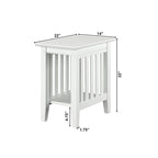 Table d'appoint style Mission | Bois massif, Table d'appoint artisanale, Salon