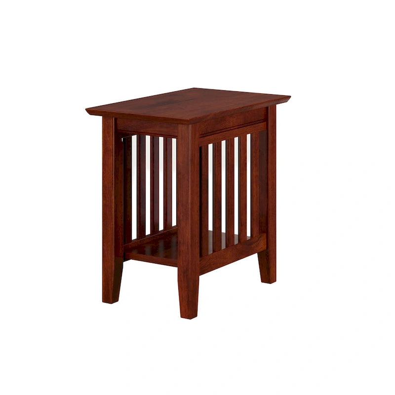 Table d'appoint style Mission | Bois massif, Table d'appoint artisanale, Salon