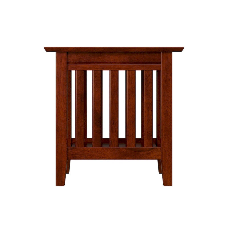 Table d'appoint style Mission | Bois massif, Table d'appoint artisanale, Salon