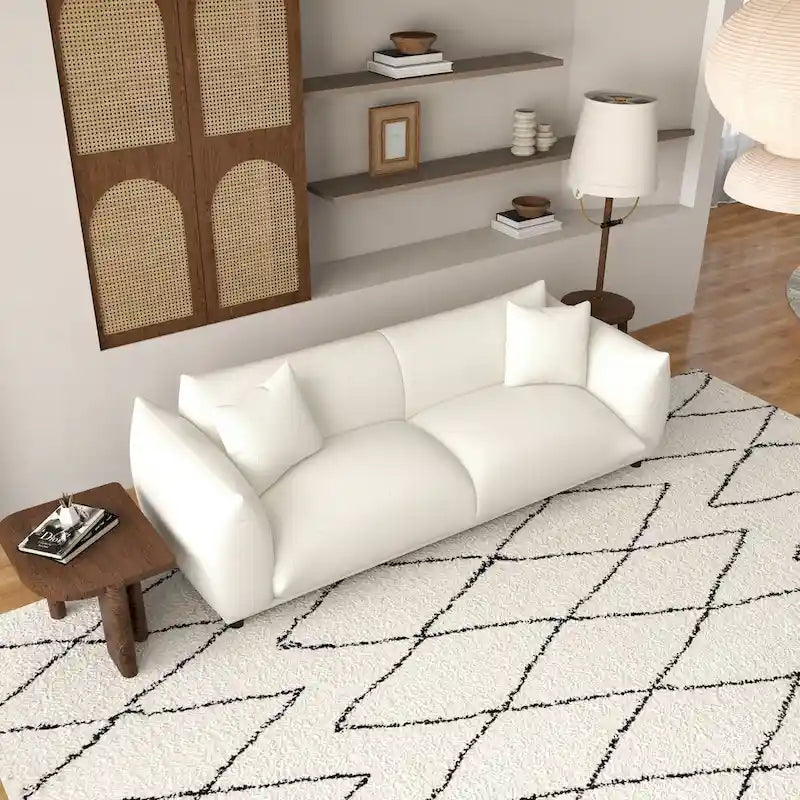 Bureau en bois massif avec tiroir | Bureau compact pour la maison, finition naturelle