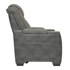 Fauteuil Inclinable Électrique avec Appuie-tête Réglable | Similicuir, Port USB, Salon