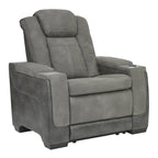 Fauteuil Inclinable Électrique avec Appuie-tête Réglable | Similicuir, Port USB, Salon
