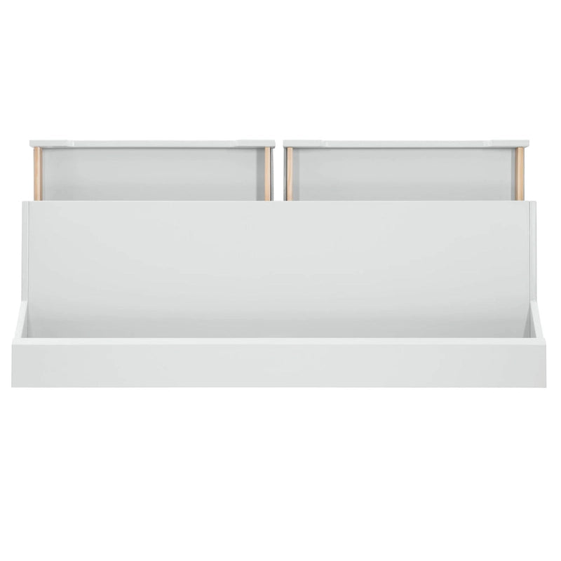 Bureau d'écriture à deux tiroirs | Bureau compact pour la maison avec rangement, style moderne