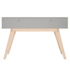 Bureau d'écriture à deux tiroirs | Bureau compact pour la maison avec rangement, style moderne