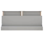 Bureau d'écriture à deux tiroirs | Bureau compact pour la maison avec rangement, style moderne