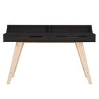 Bureau d'écriture à deux tiroirs | Bureau compact pour la maison avec rangement, style moderne