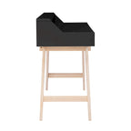 Bureau d'écriture à deux tiroirs | Bureau compact pour la maison avec rangement, style moderne