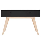 Bureau d'écriture à deux tiroirs | Bureau compact pour la maison avec rangement, style moderne