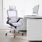 Chaise de bureau en maille avec fonction de verrouillage | Hauteur réglable, ergonomique, pour bureau à domicile