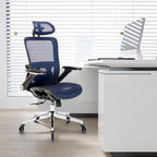Chaise de bureau en maille avec fonction de verrouillage | Hauteur réglable, ergonomique, pour bureau à domicile