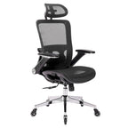 Chaise de bureau en maille avec fonction de verrouillage | Hauteur réglable, ergonomique, pour bureau à domicile
