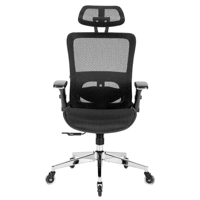 Chaise de bureau en maille avec fonction de verrouillage | Hauteur réglable, ergonomique, pour bureau à domicile