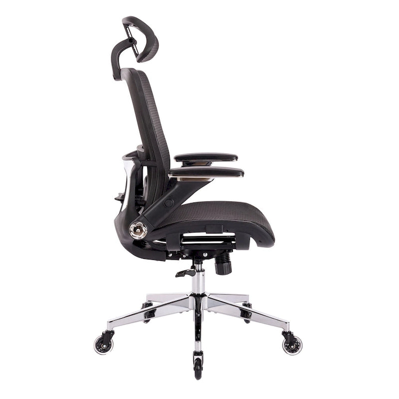 Chaise de bureau en maille avec fonction de verrouillage | Hauteur réglable, ergonomique, pour bureau à domicile