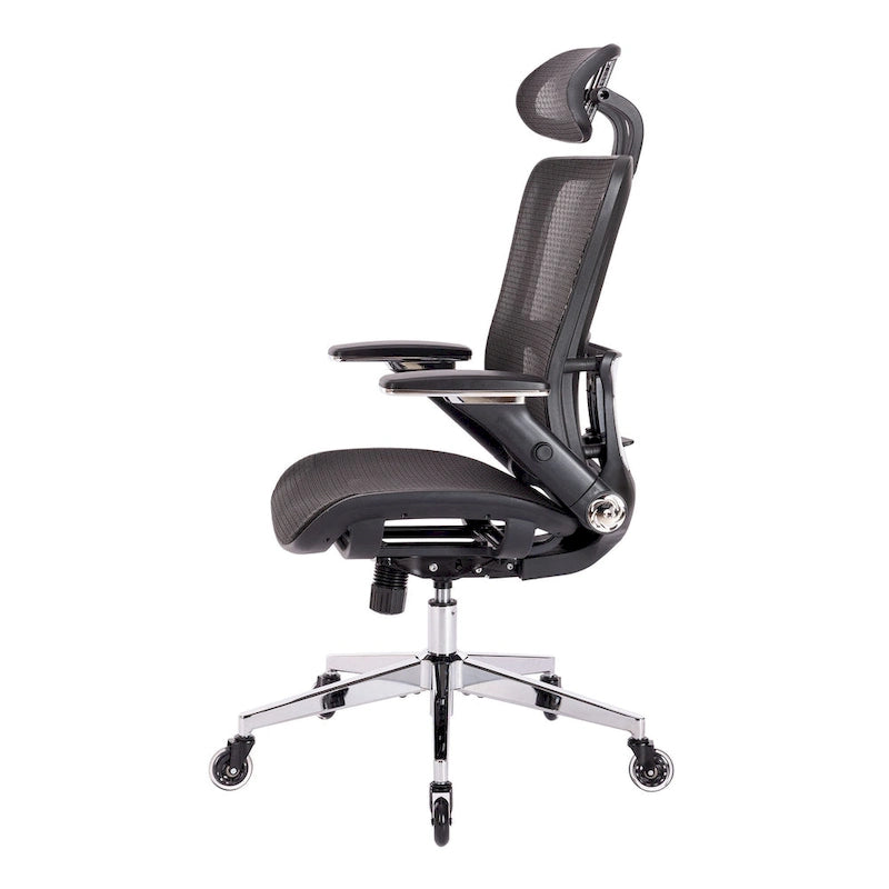 Chaise de bureau en maille avec fonction de verrouillage | Hauteur réglable, ergonomique, pour bureau à domicile