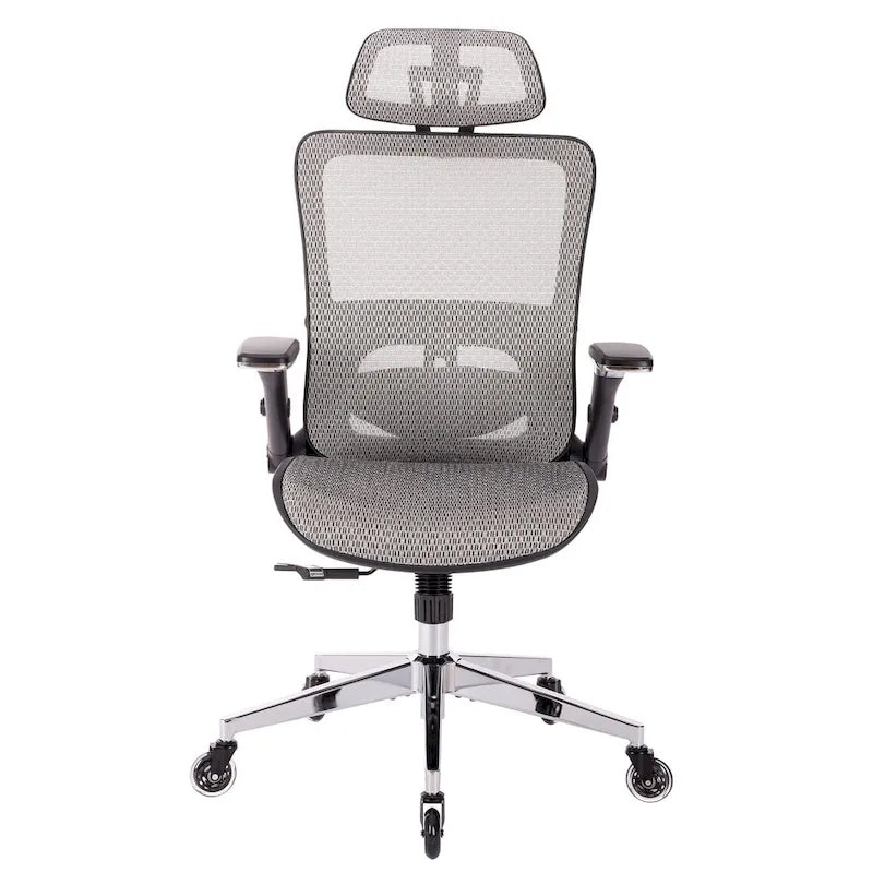 Chaise de bureau en maille avec fonction de verrouillage | Hauteur réglable, ergonomique, pour bureau à domicile