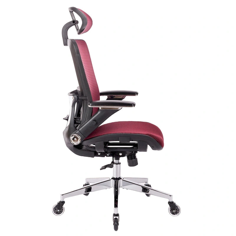 Chaise de bureau en maille avec fonction de verrouillage | Hauteur réglable, ergonomique, pour bureau à domicile