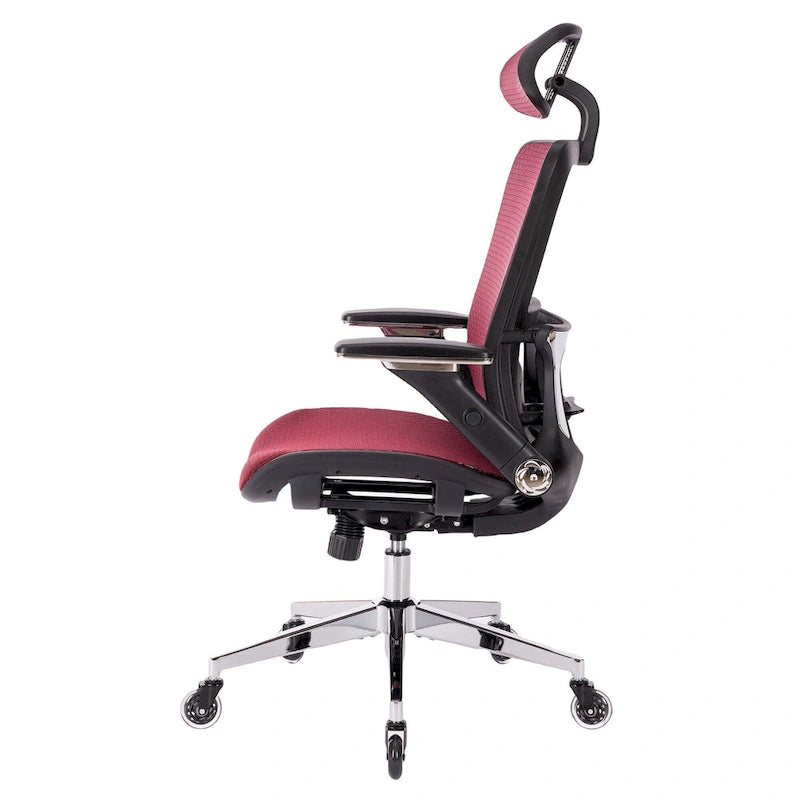 Chaise de bureau en maille avec fonction de verrouillage | Hauteur réglable, ergonomique, pour bureau à domicile