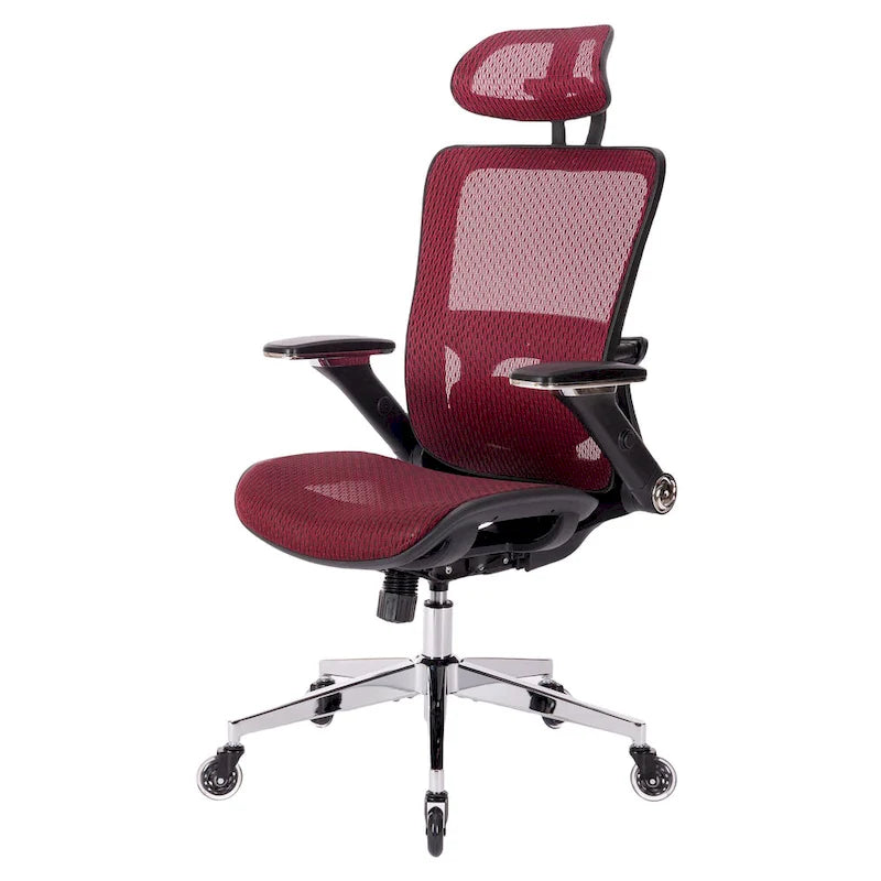 Chaise de bureau en maille avec fonction de verrouillage | Hauteur réglable, ergonomique, pour bureau à domicile