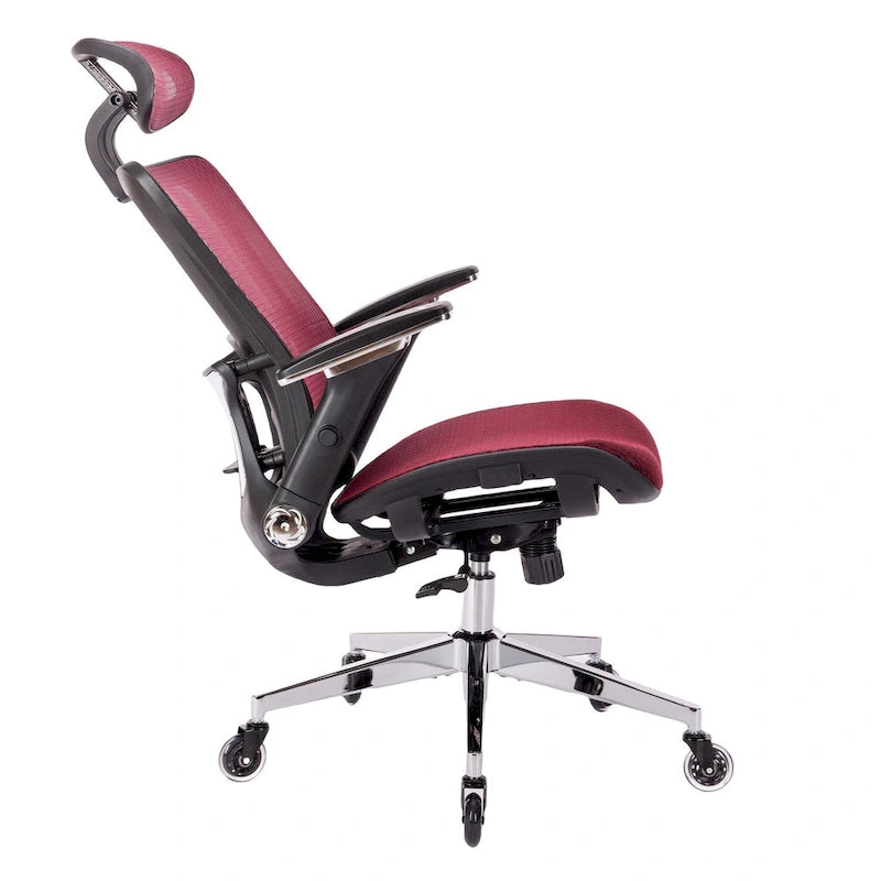 Chaise de bureau en maille avec fonction de verrouillage | Hauteur réglable, ergonomique, pour bureau à domicile