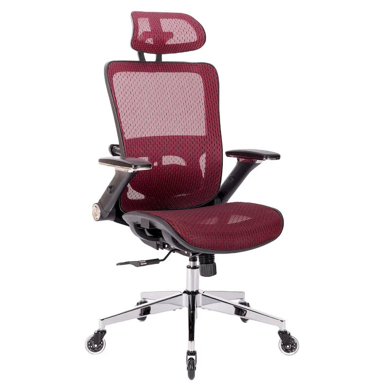 Chaise de bureau en maille avec fonction de verrouillage | Hauteur réglable, ergonomique, pour bureau à domicile