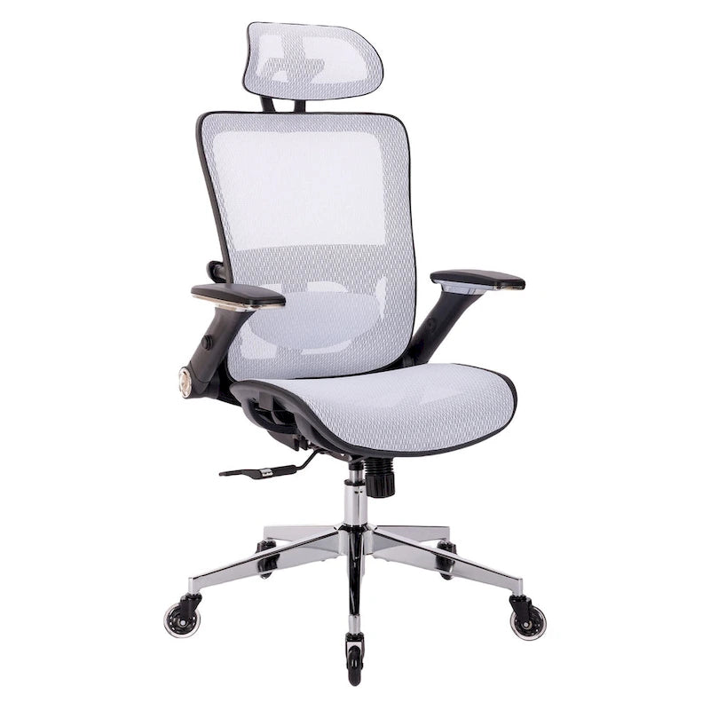 Chaise de bureau en maille avec fonction de verrouillage | Hauteur réglable, ergonomique, pour bureau à domicile