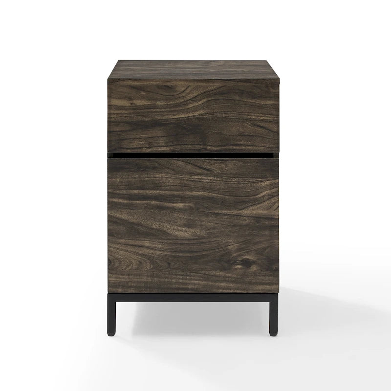 Classeur latéral à 2 tiroirs | Rangement pour bureau à domicile, Cadre en métal, Format Lettre et Légal