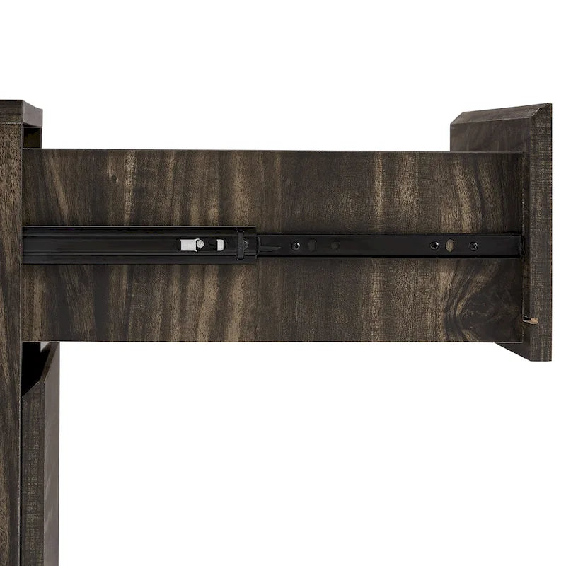 Classeur latéral à 2 tiroirs | Rangement pour bureau à domicile, Cadre en métal, Format Lettre et Légal