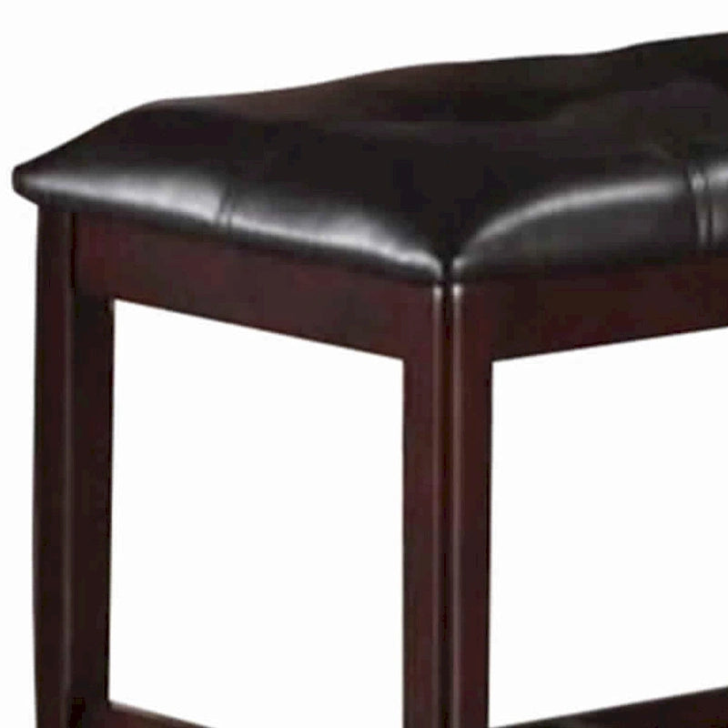Lot de 4 chaises de salle à manger en similicuir | Assise rembourrée, pieds en métal, chaises de cuisine modernes