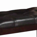 Lot de 4 chaises de salle à manger en similicuir | Assise rembourrée, pieds en métal, chaises de cuisine modernes